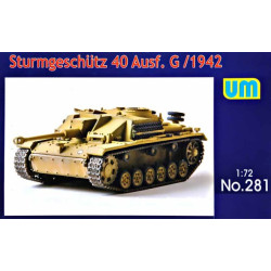 Unimodel 281 - 1/72 German Artillery Sturmgeschutz 40 Ausf.G/1942 WW II UM 281