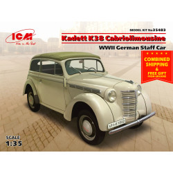 ICM 35483 - 1/35 German regular car Kadett K38 Cabriolimousine, WWII