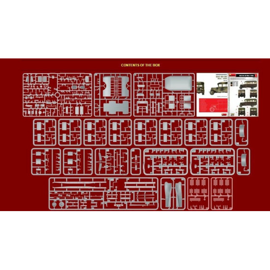 Miniart 35149 - 1/35 GAZ-03-30 Soviet Bus, Model 1938 USSR Military Car Mod.