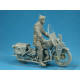 Miniart 35168 - 1/35 U.S.Military Policeman with Motorcycle WWII Plastic Models