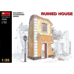 Miniart - Ruined House 35526 1/35 Scale Model Scenery