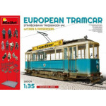 Miniart 38009 - 1/35 European Tramcar Crew Passengers StraBenbahn Triebwagen