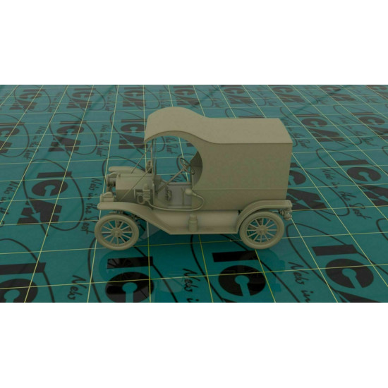ICM 24008 - 1/24 Model T 1912 Light Delivery Car 1/24 scale model kit 164 mm