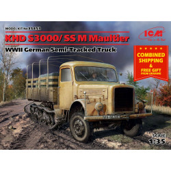 ICM 35453-1/35 German Semi-tracked Truck khd S3000/ss M Maultier, WWII plastic