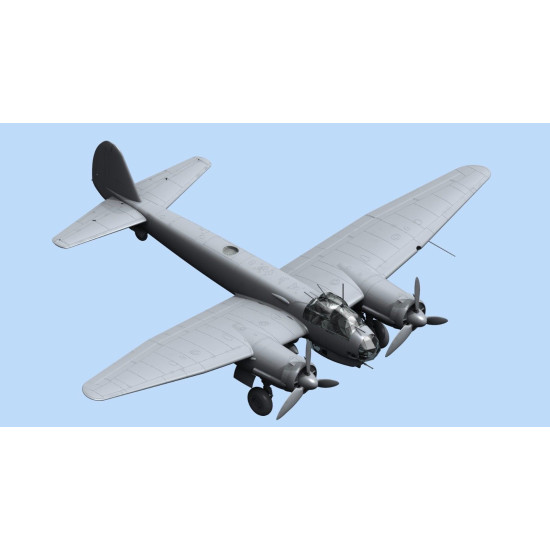 ICM 48234 - 1/48 JU 88A-14 German Bomber, WWII plastic kit scale model
