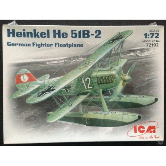 ICM 72192 - 1/72 HE 51B-2 German Floatplane Fighter, scale model kit