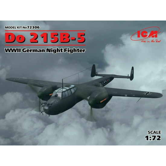 ICM 72306 - 1/72 Do 215B-5, WWII German Night Fighter, (plastic model kit)