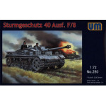 Unimodel 280 - 1/72 German Artillery Sturmgeschutz 40 Ausf F / 8 WW II UM 280
