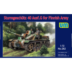 STURMGESCHUTZ 40 AUSF.G FOR FINNISH ARMY 1/72 UNIMODEL UM 282