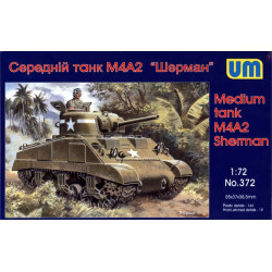 Unimodel 372 - Sherman Medium Tank M4A2 75 1:72 UM372