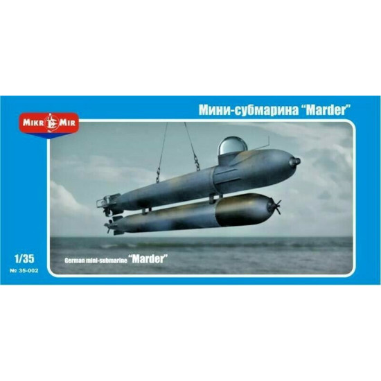 35-007 Mikro-Mir German mini-submarine 'Hase' 1:35 