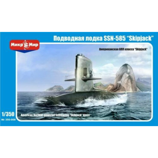 Micro Mir 350-008 - 1/350 Skipjack klass 219 mm US Nuclear-powered Submarine