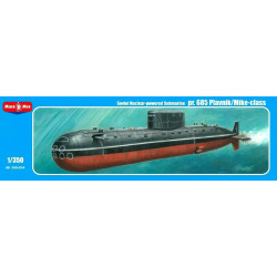 Micro Mir 350-034 - 1/350 Submarine pr.685 Plavnik/Mike Soviet Nuclear-Pow. kit