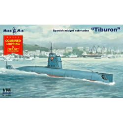 Mikro Mir 144-022 - 1/144 Spanish Small Submarine Tiburon 1986 scale model