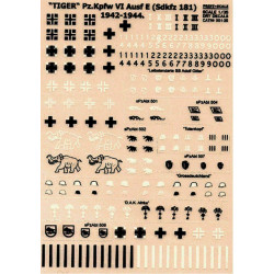 Print Scale 001-35 - 1/35 Tiger Pz.Kpfw VI Ausf E (Sdkfz 181) 1942-1944 Part 1