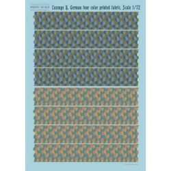 Print Scale 005-camo - 1/72 Lozenge B. German four color printed fabric. Decal