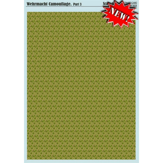 Print Scale 020-camo - 1/35 Wehrmacht Camouflage Part 3, Wet decal