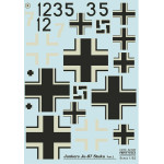 Print Scale 32-020 - 1/32 Junkers Ju-87 Part 1 The complete set 2 leaf wet decal