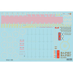 Print Scale 350-001 - 1/350 Airplane Admiral Kuznetsov And Soviet Varyag, decal