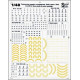 Print Scale 48-001 - 1/48 Technical Inscriptions and Marks of Airbombs USAF, wet