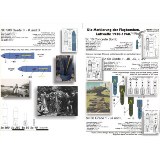 Print Scale 48-014 - 1/48 Marking And Technical Inscriptions Luftwaffe wet decal