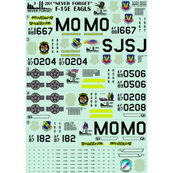 Print Scale 48-031 - 1/48 Decal for F-15e Eagles