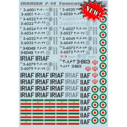 Print Scale 48-117 - 1/48 Decal for Airplane F-14 Tomcats