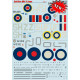 Print Scale 48-122 - 1/48 Decal for Airplane Spitfire Mk V Aces, Part 1 Aircraft