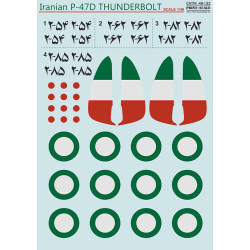 Print Scale 48-133 - 1/48 P-47D Thunderbolt, Aircraft wet decal model