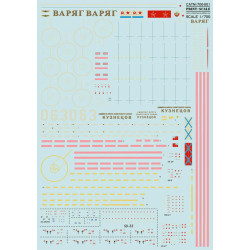 Print Scale 700-001 - 1/700 Russian Aircraft Carrier Admiral Kuznetsov, decal