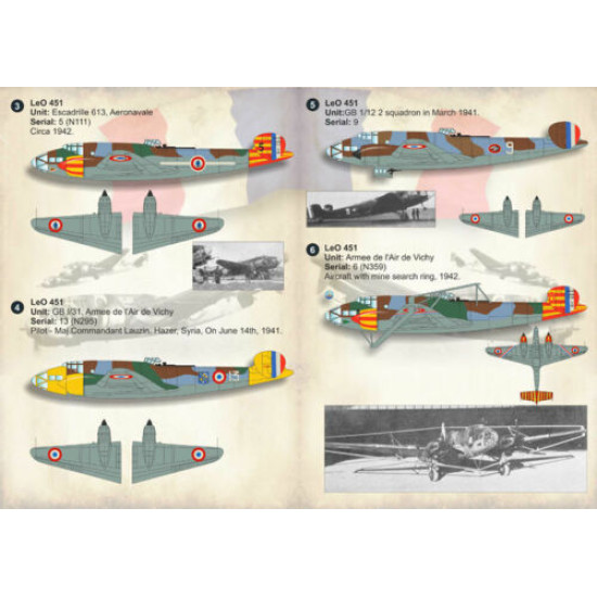 Print Scale 72-221 - 1/72 Decal Airplane Liore Et Olivier Leo 451 Accessories Print Scale 72-221 - 1/72 Decal Airplane Liore Et Olivier Leo 451 Accessories