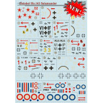 Print Scale 72-247 - 1/72 He.162 Salamander Aircraft Accessorie, wet decal