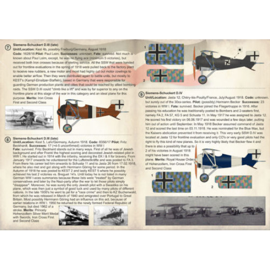 Print Scale 72-264 - 1/72 Siemens-schuckert D.III/D.IV, Aircraft wet decal