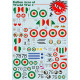 Print Scale 72-267 - 1/72 Nieuport 17 Italian Aces of WWI, Part 1, wet decal