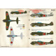 Print Scale 72-274 - 1/72 Nakajima Ki-44 (tojo), Part 1, (Aircraft wet decal)