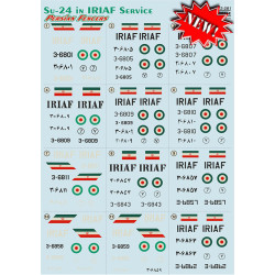 Print Scale 72-281 - 1/72 Decal For Su-24 In Iriaf Service (Aircraft wet decal)