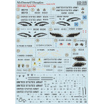 Print Scale 72-282 - 1/72 Mcdonnell Douglas Ah-64 Apache, Aircraft wet decal