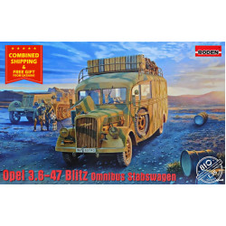 Opel 3.3-47 Blitz Omnibus W39 Stabswagen German bus 1/35 Roden 810