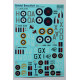 Print Scale 72-327 - 1/72 Bristol Beaufort Part 1 Aircraft wet decal model scale