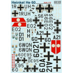Print Scale 72-330 - 1/72 Heinkel He 60 part 1 Aircraft wet decal model in scale