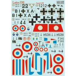 Print Scale 72-358 - 1/72 NEW Loire 130, Aircraft wet decal