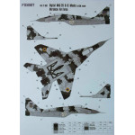 Us Stock Foxbot 72-002 -1/72 Digital Masks For Mig-29 9-13 Ukrainian Air Forces Fm 72-002