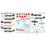 Foxbot 48-003 - 1/48 Decal for Soviet Fighter Yakovlev YAK-1B Scale Accessories