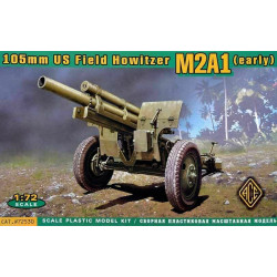 US 105mm Howitzer M2A1 w/M2 Gun Carriage 1/72 ACE 72530