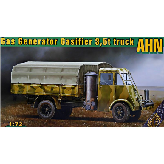 French Gaz Generator Gazifier 3.5t truck AHN 1/72 ACE 72532