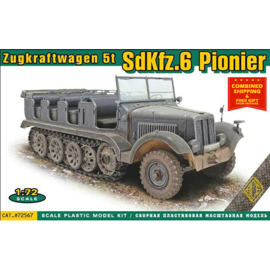 SdKfz.6 Zugkraftwagen 5t Pionier 1/72 ACE 72567