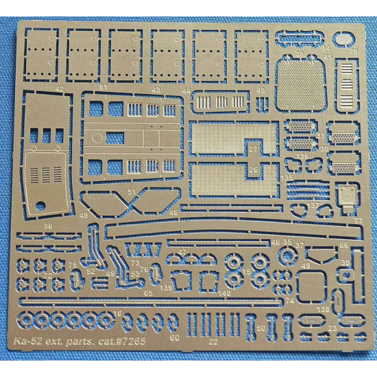 Ka-52 exterior (two frets for Zvezda kit) 1/72 ACE PE7265