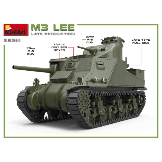 Miniart 35214 - 1/35 M3 Lee Late Production