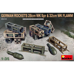 German Rockets 28cm WK Spr & 32cm WK Flamm 1/35 Miniart 35316