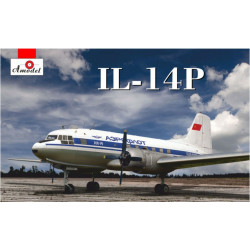 Amodel 72254 - 1/72 Ilyushin IL-14P Airplane Aircraft, scale plastic model kit